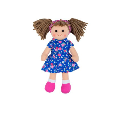 Bigjigs Toys Látková bábika Hollie - 28 cm