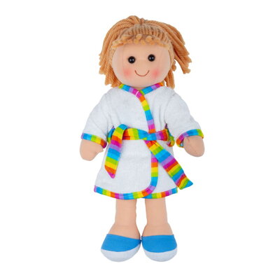 Bigjigs Toys Látková bábika Michelle - 34 cm