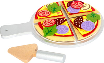 Small Foot Látková pizza so servírovacím tanierom