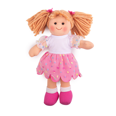 Bigjigs Toys Látková bábika Darcie 28 cm