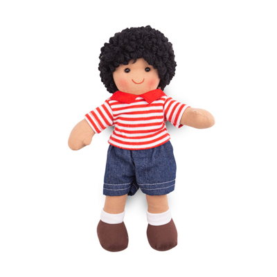 Bigjigs Toys Látková bábika Otis 28 cm