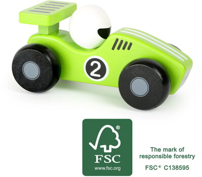 Small Foot Drevené auto Dasher zelené