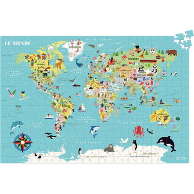 Vilac Puzzle Mapa sveta 500 dielikov