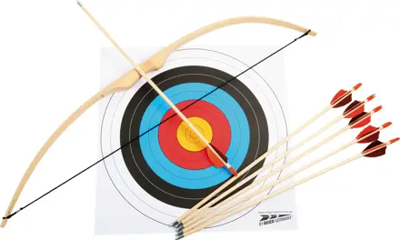 Small Foot Detský luk so šípmi a terčom – Sport Bow Set