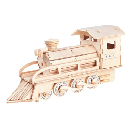 Woodcraft Drevené 3D puzzle Lokomotíva P134