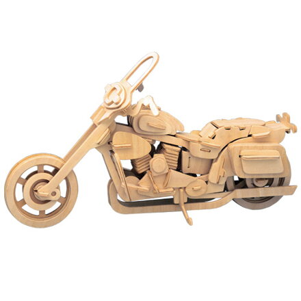 Woodcraft Drevené 3D puzzle Motorka Harley-Davidson II P020