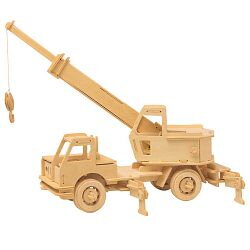 Woodcraft Drevené 3D puzzle Žeriav P028