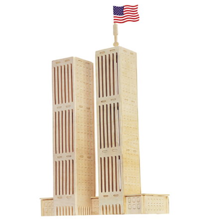 Woodcraft Drevené 3D puzzle Dvojičky GP090