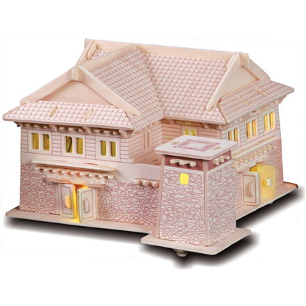 Woodcraft Drevené 3D puzzle Tibetský dom II MW112