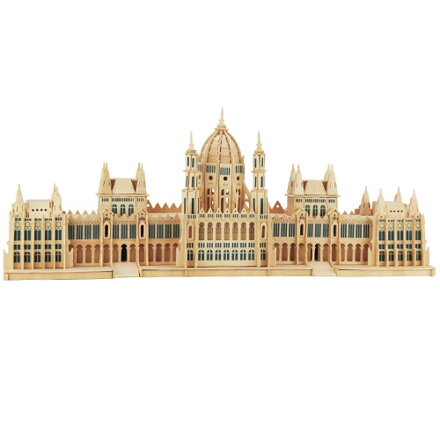 Woodcraft Drevené 3D puzzle Parlament v Budapešti P088