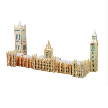 Woodcraft Drevené 3D puzzle Big Ben P125