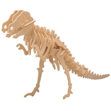 Woodcraft Drevené 3D puzzle Tyranosaurus T-REX 33 cm J014