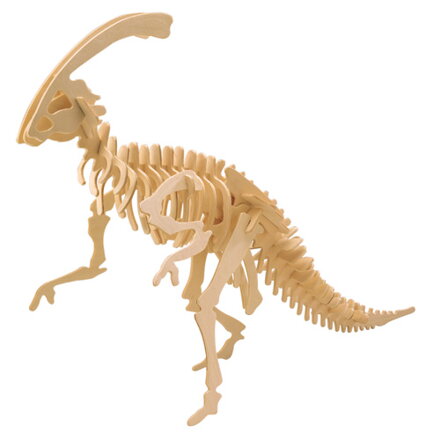 Woodcraft Drevené 3D puzzle Parasaurolophus J015