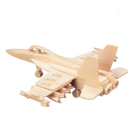 Woodcraft Drevené 3D puzzle Stíhačka F-18 Hornet P104