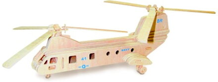Woodcraft Drevené 3D puzzle Transportný Vrtuľník P133