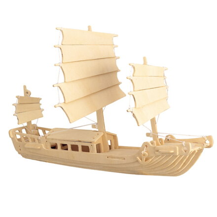 Woodcraft Drevené 3D puzzle Čínska plachetnica P045