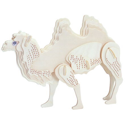 Woodcraft Drevené 3D puzzle Ťava M036