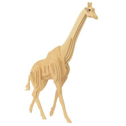 Woodcraft Drevené 3D puzzle Žirafa M020