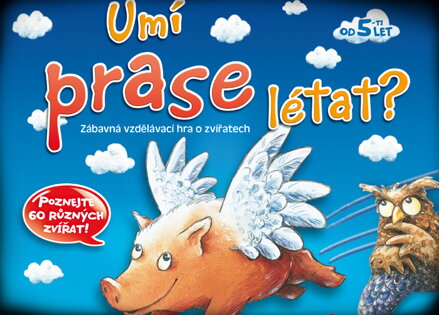 Obrázkové detské hry - Vie prasa lietať? Veľká hra