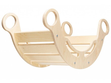 Montessori Natur hojdačka 5v1 bezfarebný lak