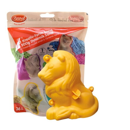 Gowi 3D Kreatívna sada kinetického piesku a formička leva