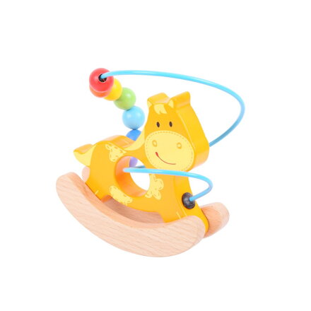 Bigjigs Toys Motorický labyrint na hojdačke - Koník