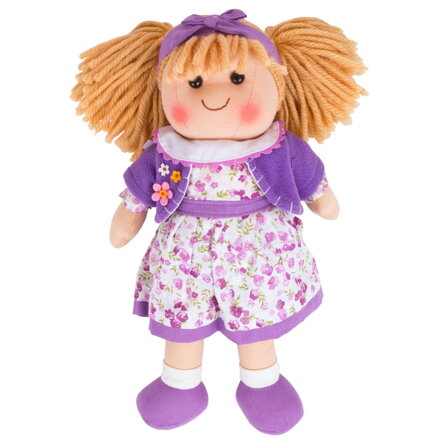 Bigjigs Toys Látková bábika Laura - 34 cm