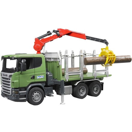 Bruder 3524 Nákladné auto SCANIA - prepravník na drevo