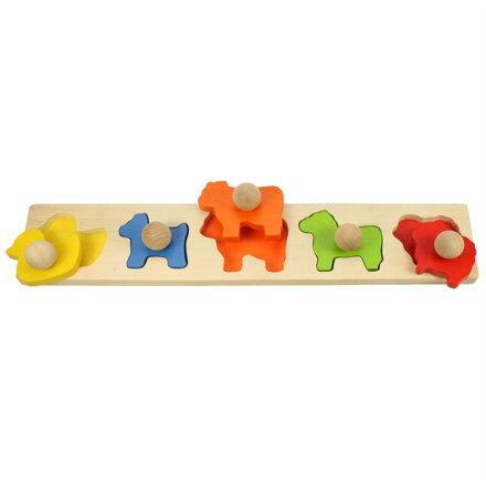 Bigjigs Toys Vkladacie puzzle Zvieratá
