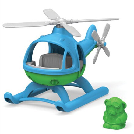 Green Toys Vrtuľník modrý