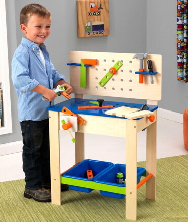 KidKraft pracovný stôl - Ponk s náradím