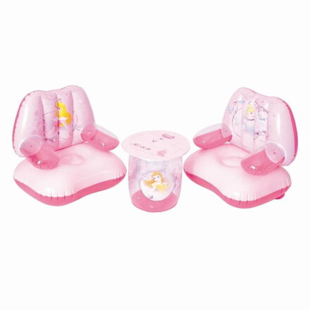 Bestway Nafukovací sedací set Princess - 2 kresielka + stolček
