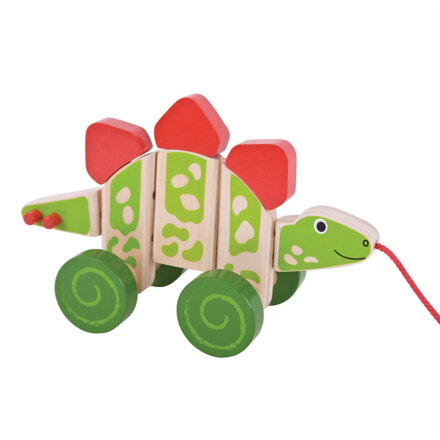 Bigjigs Toys Ťahacia hračka - Dinosaurus