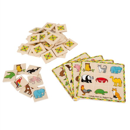 Bigjigs Toys Drevená hra pre deti Lotto