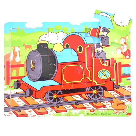 Bigjigs Toys Puzzle Vlak 9 ks