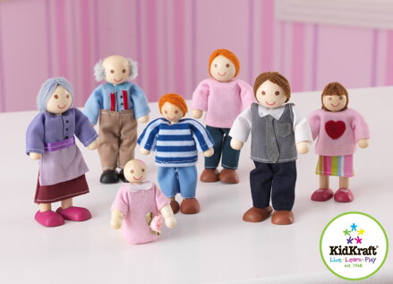 KidKraft bábiky rodina 7ks