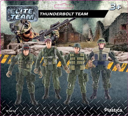 Plastica Elite Team vojaci Thunderbolt Team