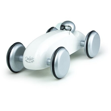 Vilac Drevené pretekárske auto biele