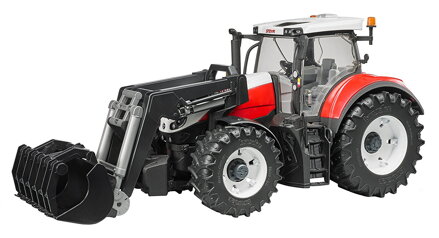 Bruder 3181 Traktor Steyr 6300 Terrus s čelným nakladačom