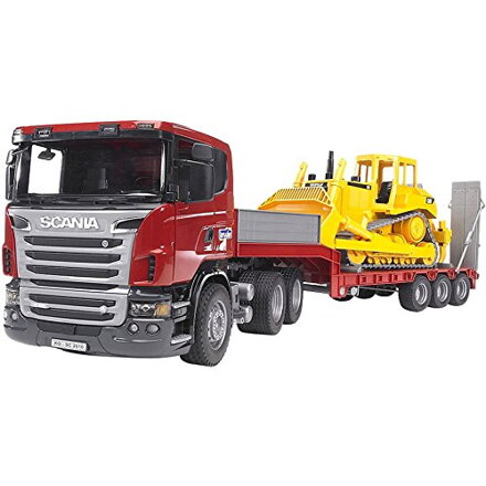 Bruder 3555 Nákladné auto SCANIA R - Ťahač + Buldozér