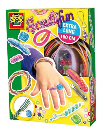 SES Creative Gumové šnúrky - výroba náramkov