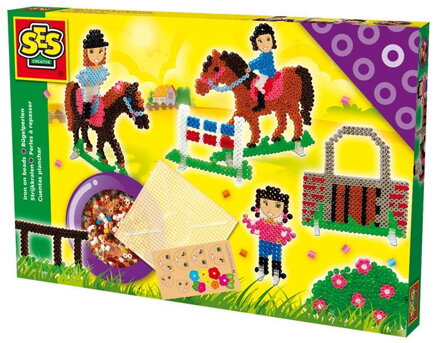 SES Creative Zažehľovacie korálky - veselá zvieratka 1 200ks
