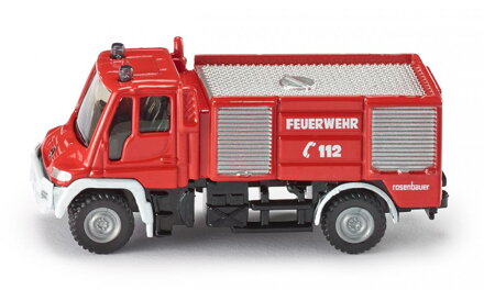 SIKU Blister - požiarne vozidlo Unimog 1:87