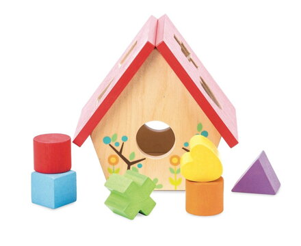 Le Toy Van Petilou - Vtáčia búdka s tvarmi