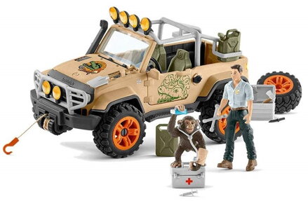 Schleich 42410 sada terénne auto s navijakom