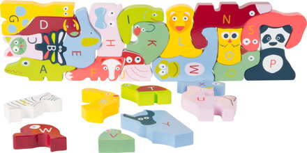 Small Foot Drevené puzzle Abeceda