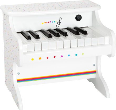 Farebný drevený klavír