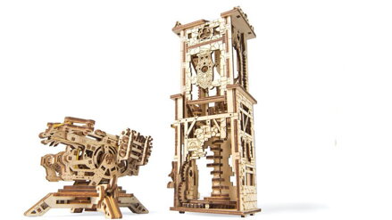 Ugears 3D mechanické puzzle - Veža Archballista 292 ks