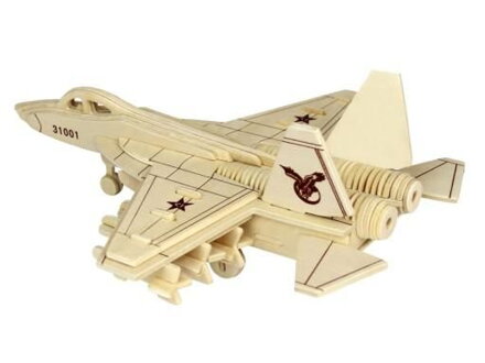 Woodcraft Drevené 3D puzzle Stíhačka J-31 P249