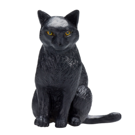 Animal Planet Mačka čierna sediaca
